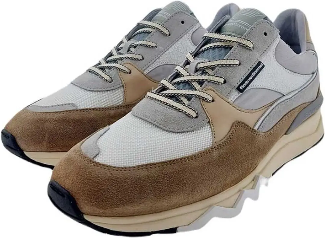 Floris van Bommel SFM-10155 Lage Sneakers - 44⅔ - Taupe - afbeelding 6 van 6