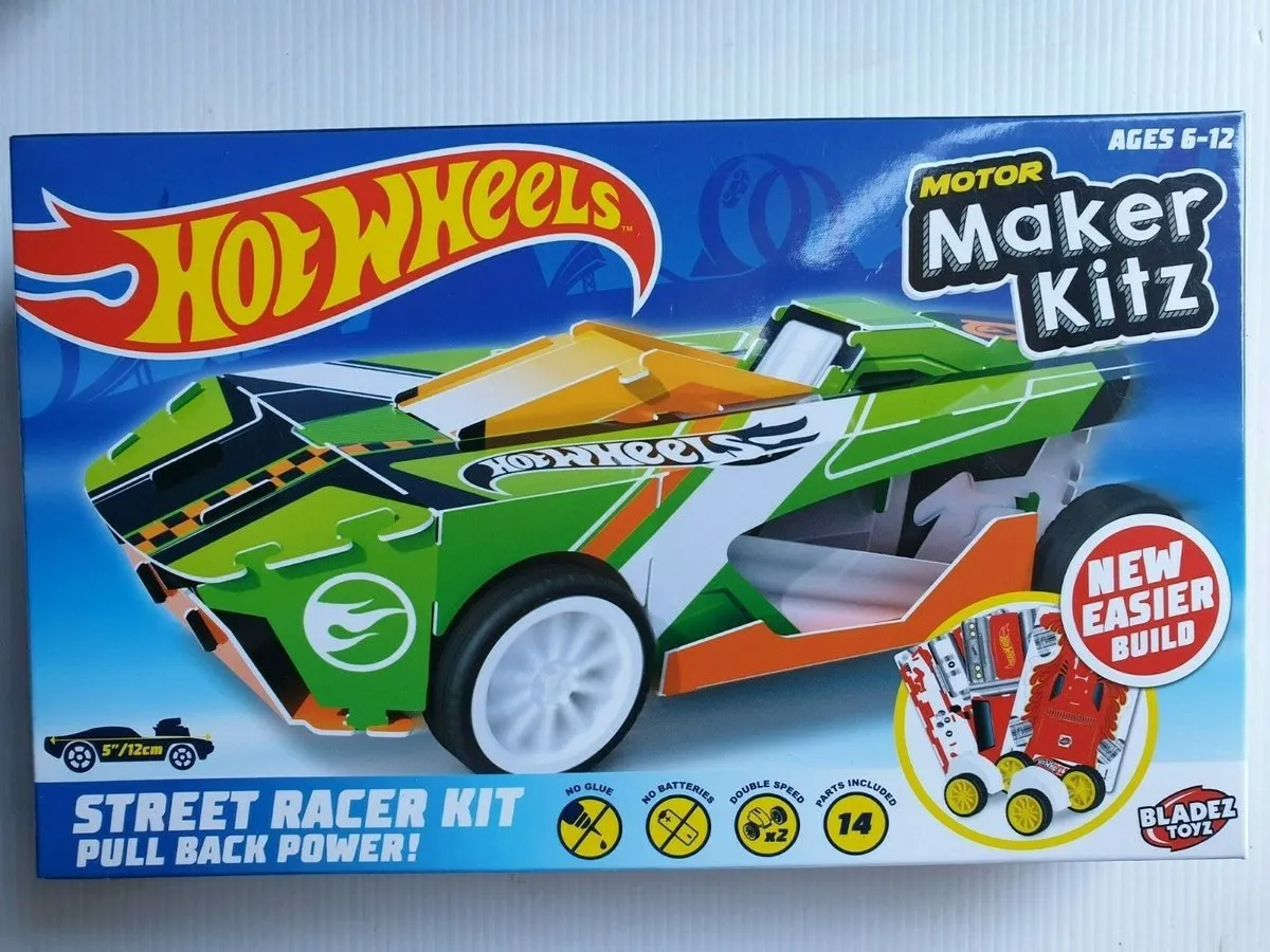 Hot Wheels Motor Maker Kit Street Racers Warp Speeder
