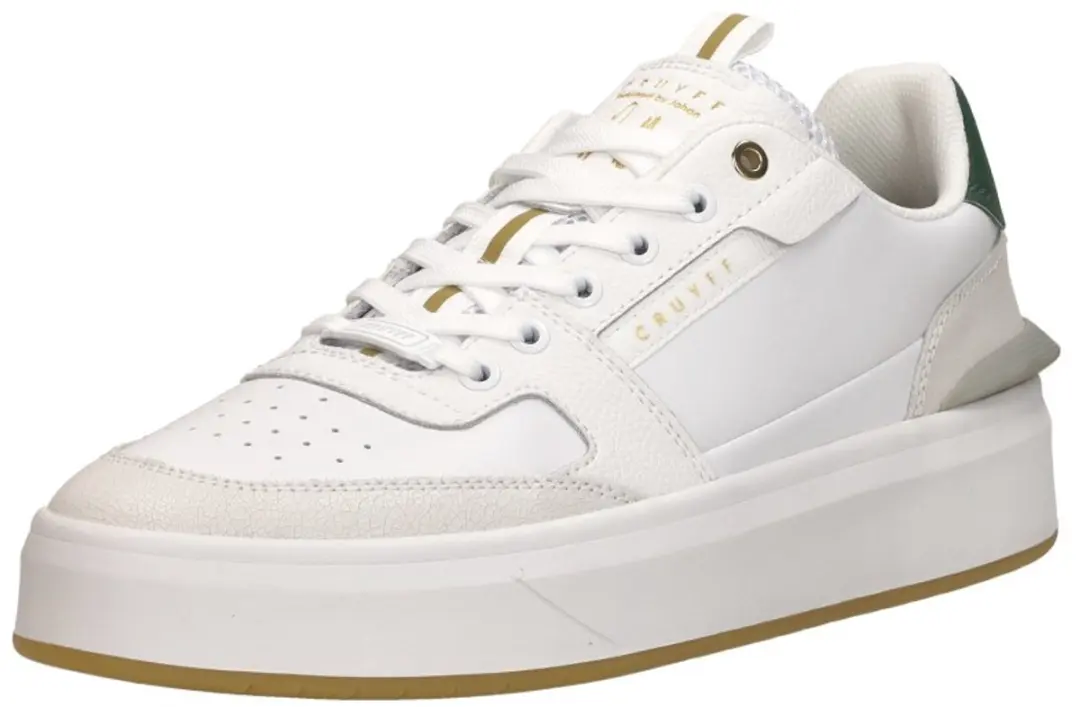 Cruyff Endorsed Tennis Sneakers Heren - Leren Sneaker - Wit - Maat 41 - afbeelding 5 van 6