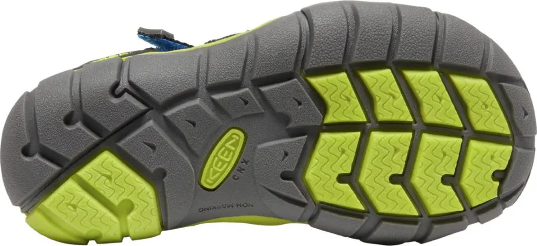 Keen Seacamp II Sandalen - Maat 24 - Zwart/Brilliant Blue - afbeelding 4 van 6