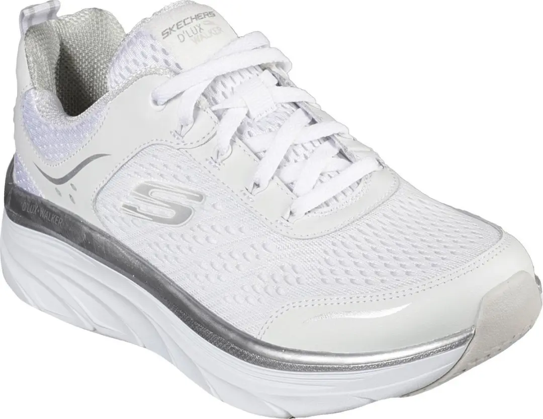 Skechers D’Lux Walker Infinite Motion Sneakers - 41 - Wit/Zilver