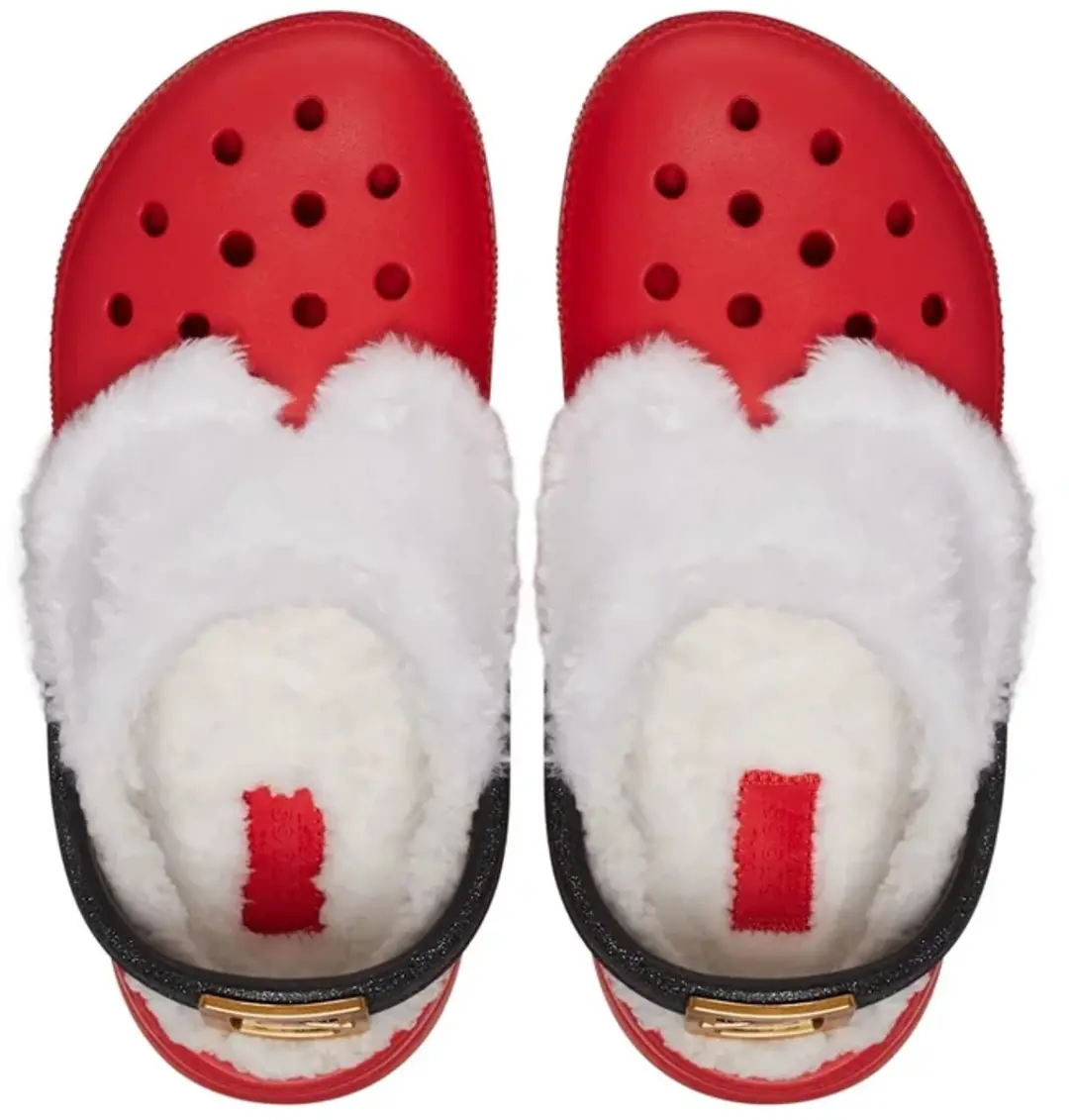 Crocs Classic Lined Santa Clog Rood/Wit Maat 48/49 US M13