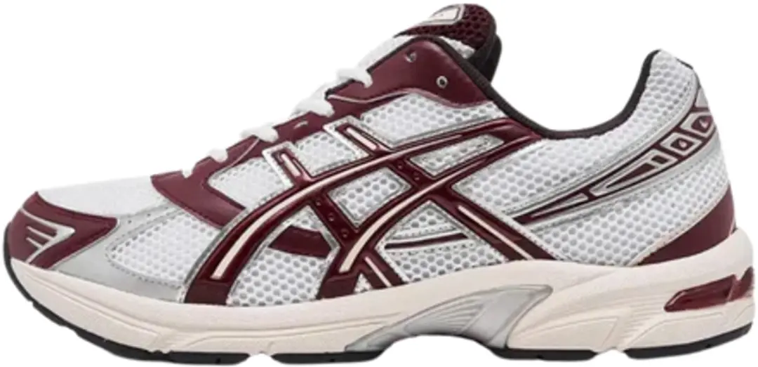 ASICS Gel-1130 White Maroon Banner