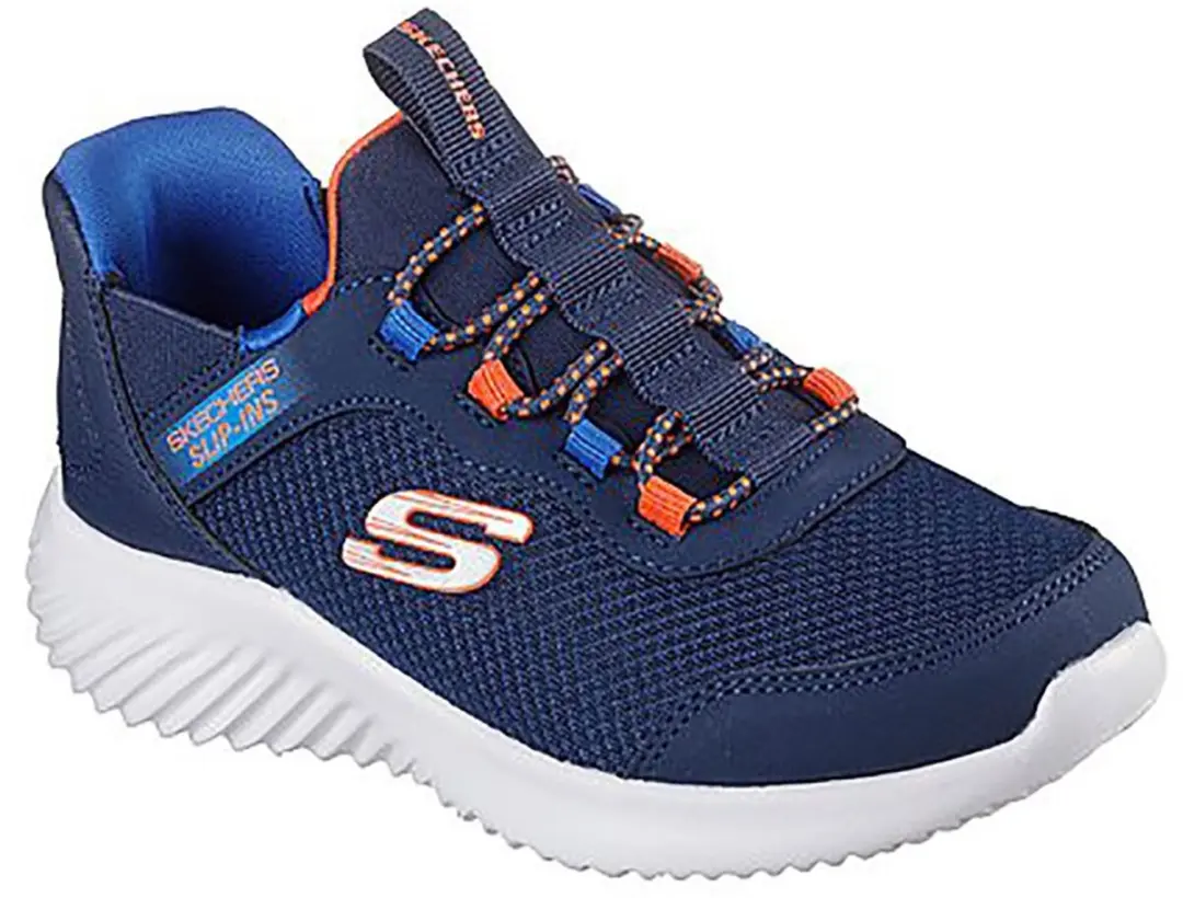 Skechers Slip-ins Bounder Kinder Sneakers - Maat 29 - Blauw