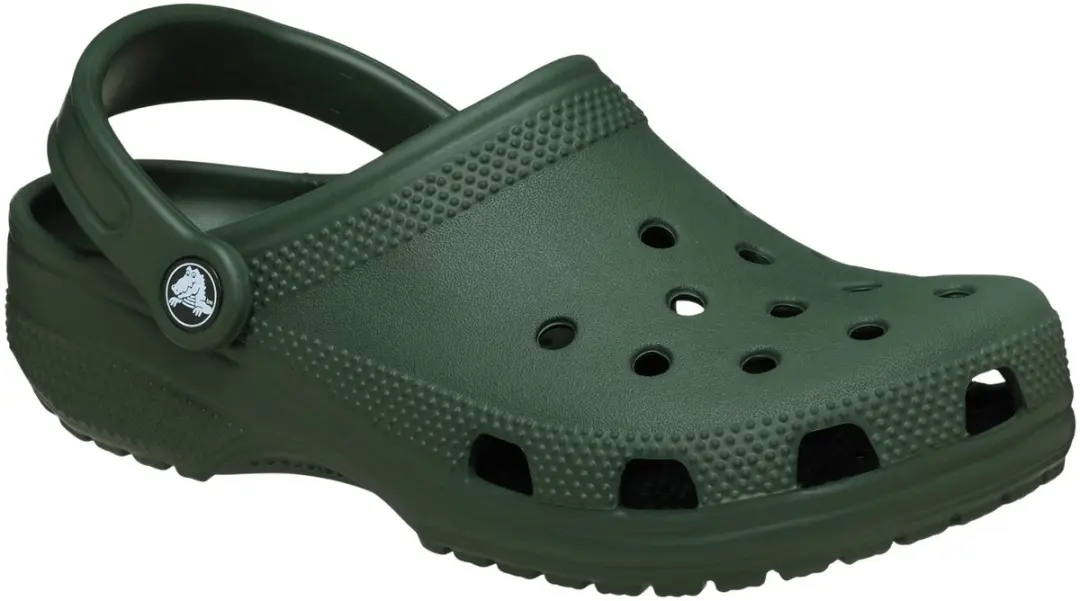 Crocs Classic Instappers Junior Slides 33/34 - Donkergroen