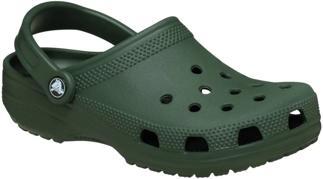 Crocs Classic Instappers Senior - Donkergroen