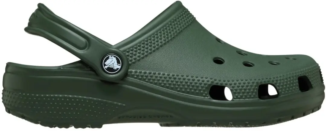 Crocs Classic Instappers Senior - Donkergroen