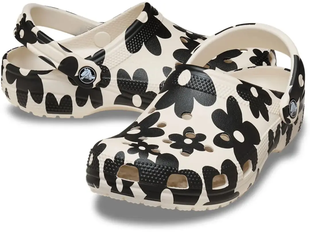 Crocs Classic Pop Petals Klompen - Wit EU 37/38