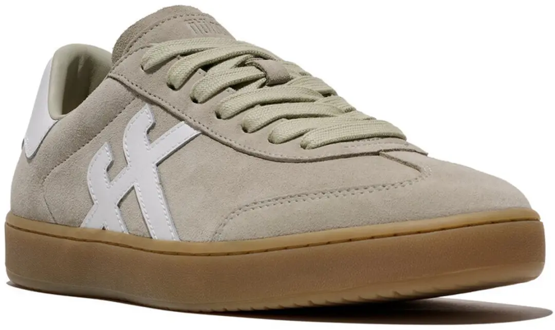 FitFlop FitFlop The Dash Mens T-Toe Suede Sneakers GROEN