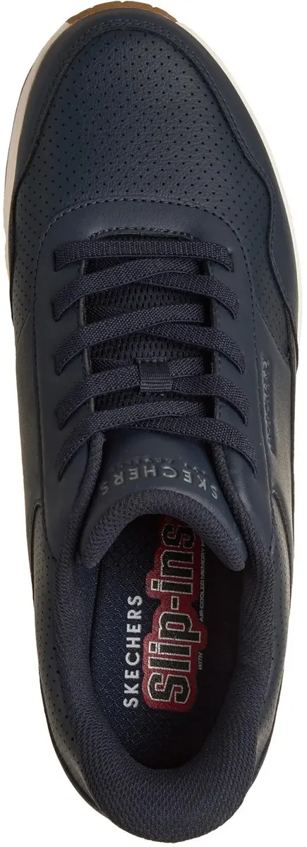Skechers Uno Banksia Luxe Heren Instappers - Donkerblauw - afbeelding 6 van 6