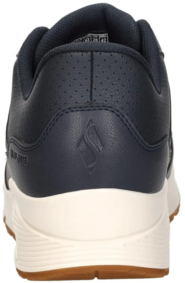 Skechers Uno Banksia Luxe Heren Instappers - Donkerblauw - afbeelding 5 van 6