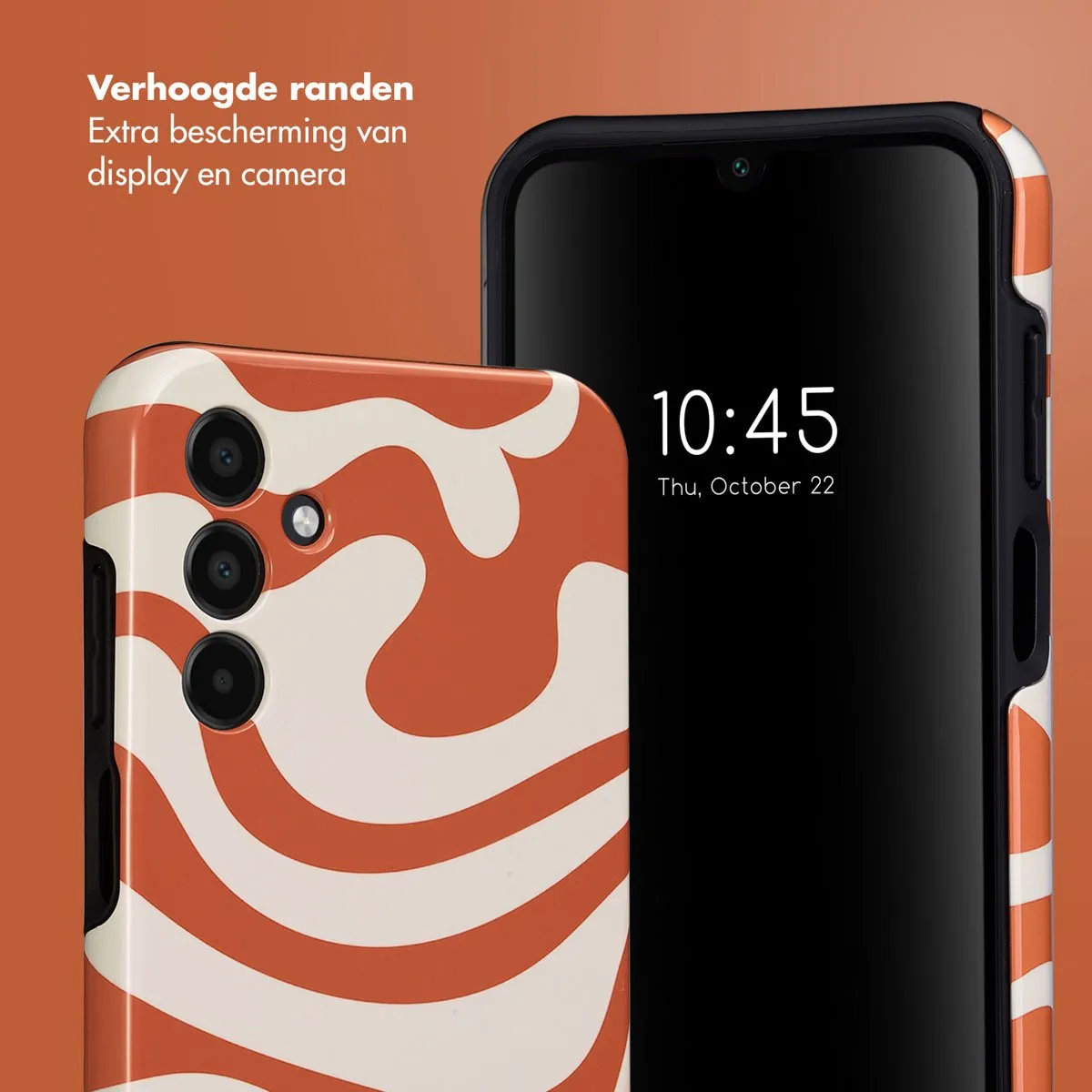 Selencia Hoesje Samsung Galaxy A15 Dream Swirl Orange