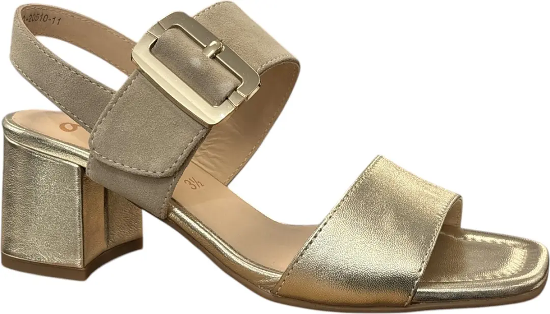 ARA 12-20510-11 Sandaal beige/goud maat 3,5
