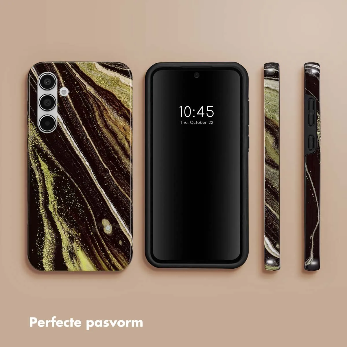 Selencia Hoesje Samsung Galaxy A55 - Chic Marble