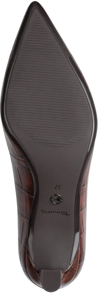 Tamaris Core Dames Pumps Queenie-hak - Muscat Croc