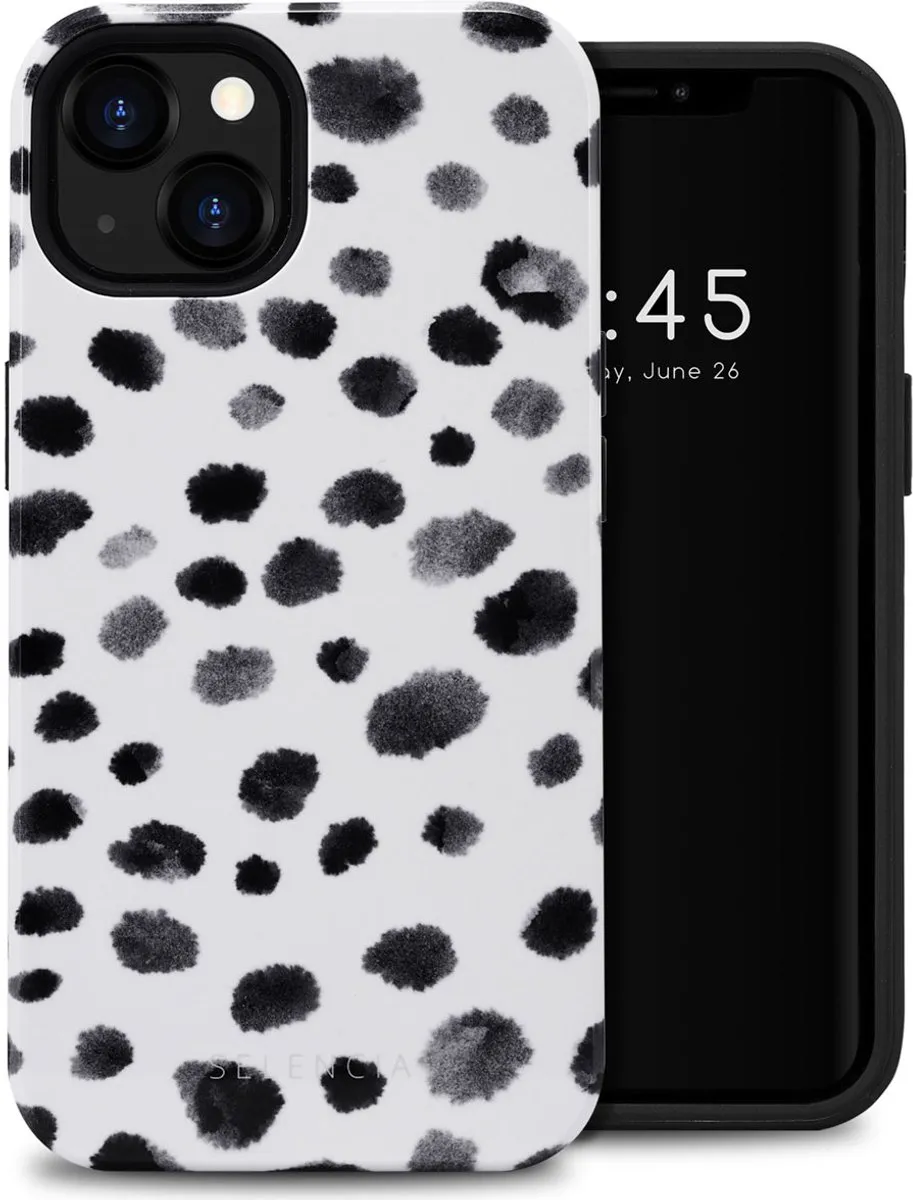 Selencia Hoesje iPhone 13 Trendy Leopard