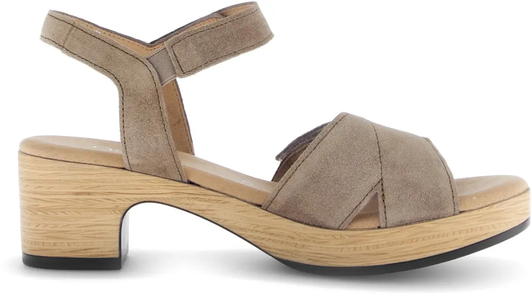 Gabor Dames Taupe Hak Sandalen 36 - afbeelding 2 van 6