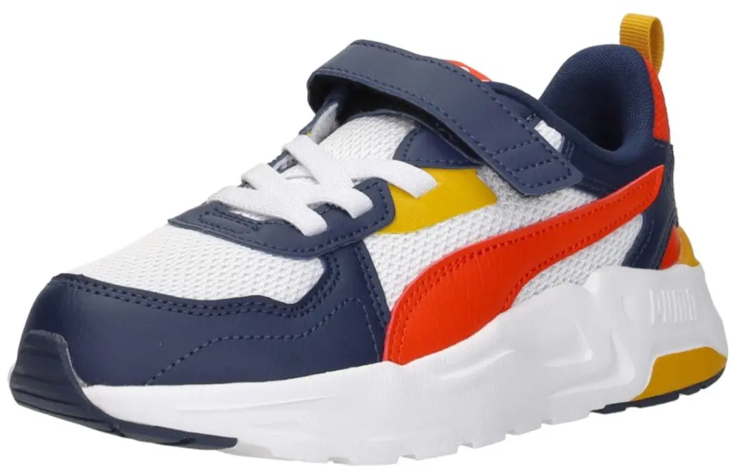 PUMA Trinity Lite AC+ PS Unisex Sneakers - PUMA White-Fierce Red-Persian Blue - afbeelding 5 van 6