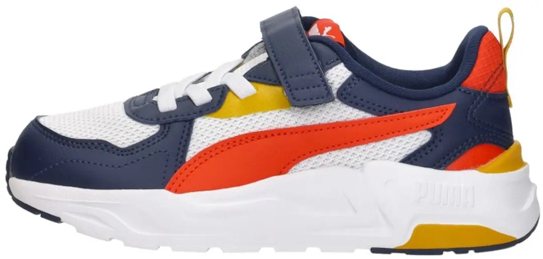 PUMA Trinity Lite AC+ PS Unisex Sneakers - PUMA White-Fierce Red-Persian Blue - afbeelding 2 van 6