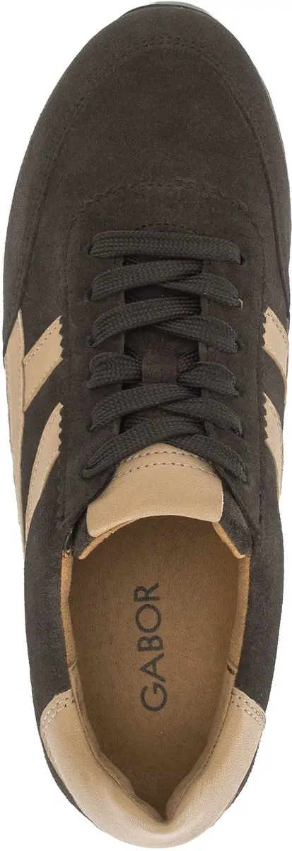 Gabor 6032.01.003 Dames Sneakers - 43 - Donkerbruin