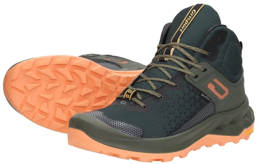 Grisport Explorer low groen roze wandelschoenen uni (15401-176) - afbeelding 5 van 6