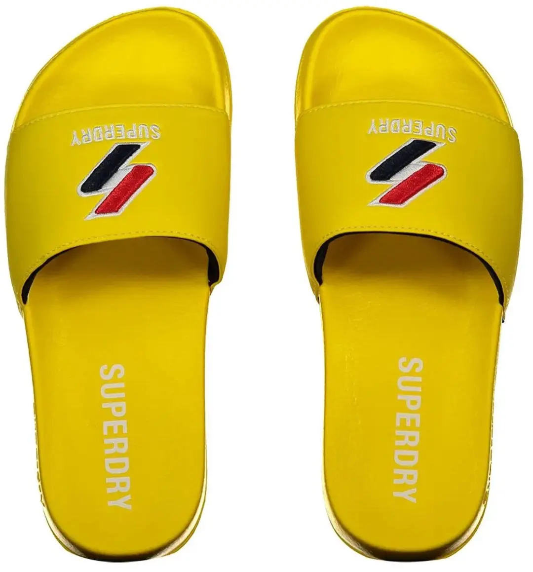 Superdry Core Pool Slippers Geel EU 36-37 Vrouw
