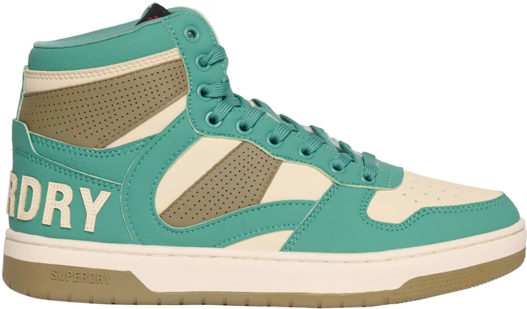 Superdry Vegan Jump Hoge Sneakers - Beryl Green - afbeelding 4 van 6