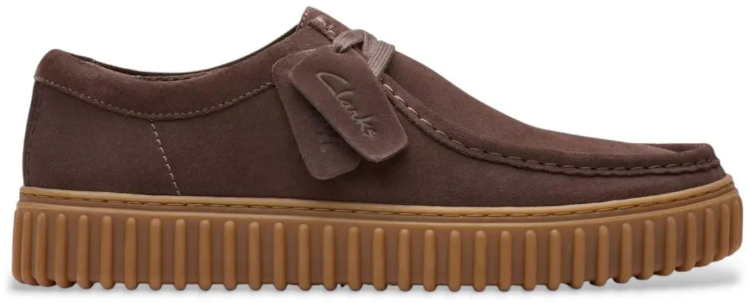 Clarks Torhill Lo bruin leren schoenen