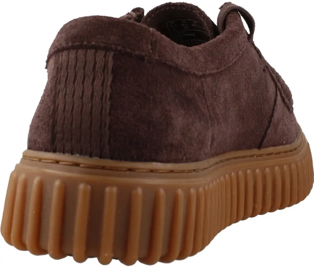 Clarks Torhill Lo bruin leren schoenen - afbeelding 3 van 6