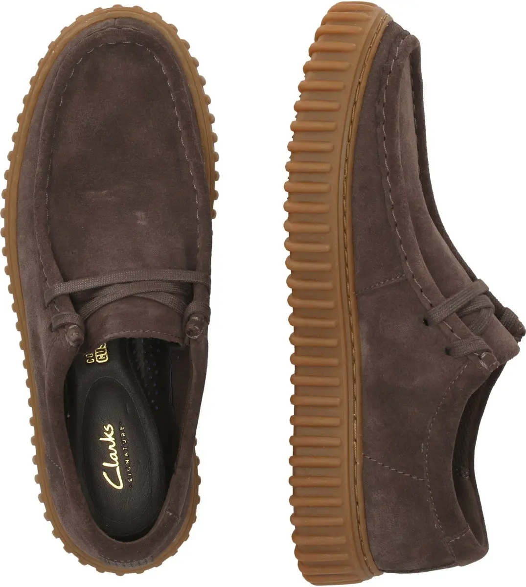 Clarks Torhill Lo bruin leren schoenen - afbeelding 6 van 6