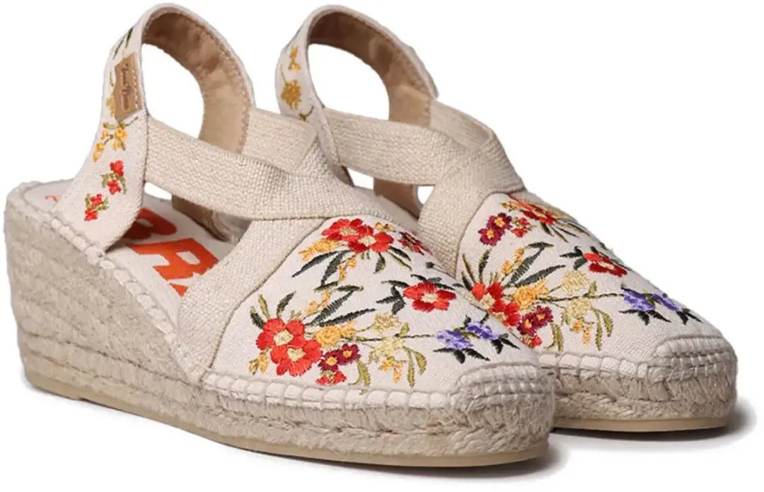 Toni Pons Montjoi Wedge Espadrilles Beige EU 37 Vrouw