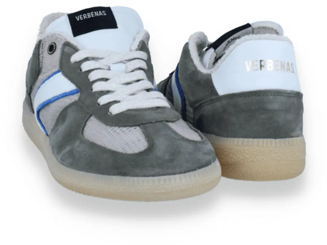 Verbenas Sneaker Heren Soro Net/serraje Arena Kaki Azul