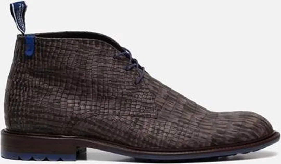 Floris van Bommel Veterschoenen grijs