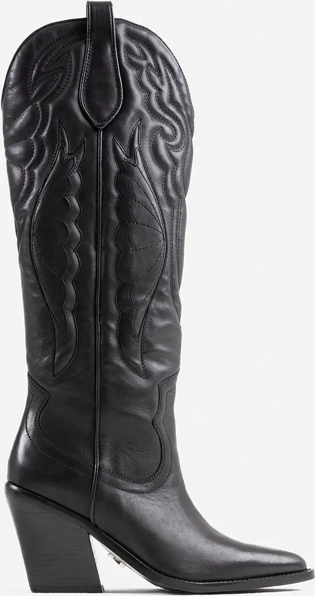 Bronx New-kole 14177 Cowboylaarzen - Dames - Zwart - Maat 39