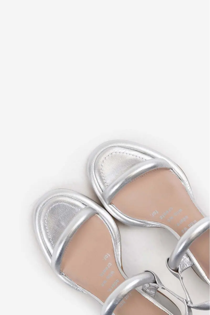 Bronx New-Jagger Dames Sandalen 41 - Zilver