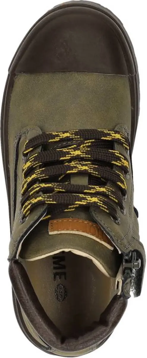 Veterboots | Jongens | Dark Green | Leer | Shoesme | Maat 24 - afbeelding 4 van 6