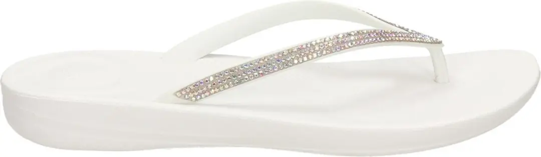 FitFlop Iqushion Sparkle Dames Teenslipper - Urban Wit
