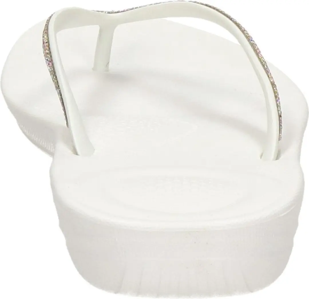 FitFlop Iqushion Sparkle Dames Teenslipper - Urban Wit - afbeelding 6 van 6