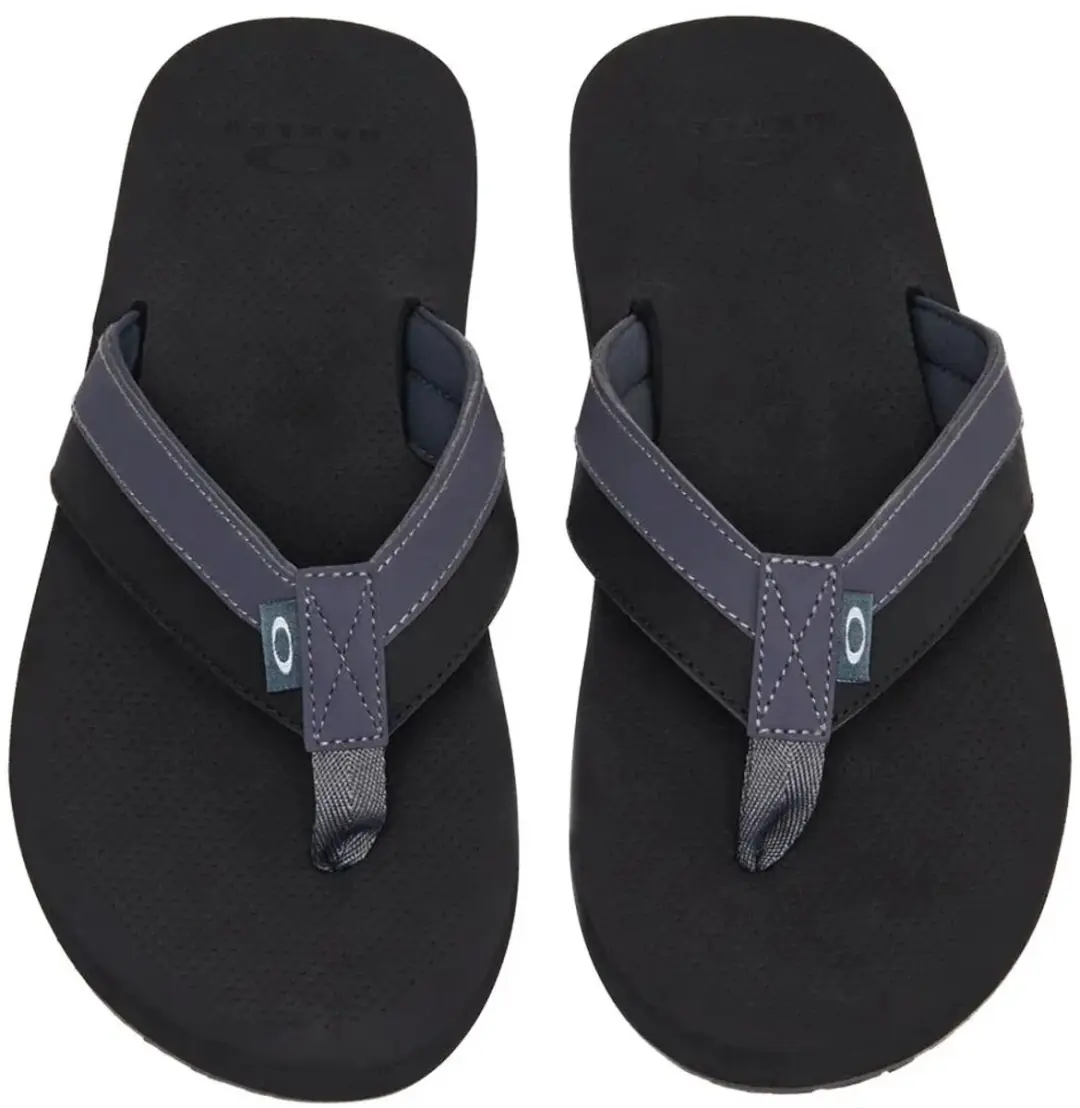 Oakley Burke Teenslippers Heren 45 - Zwart/donkergrijs