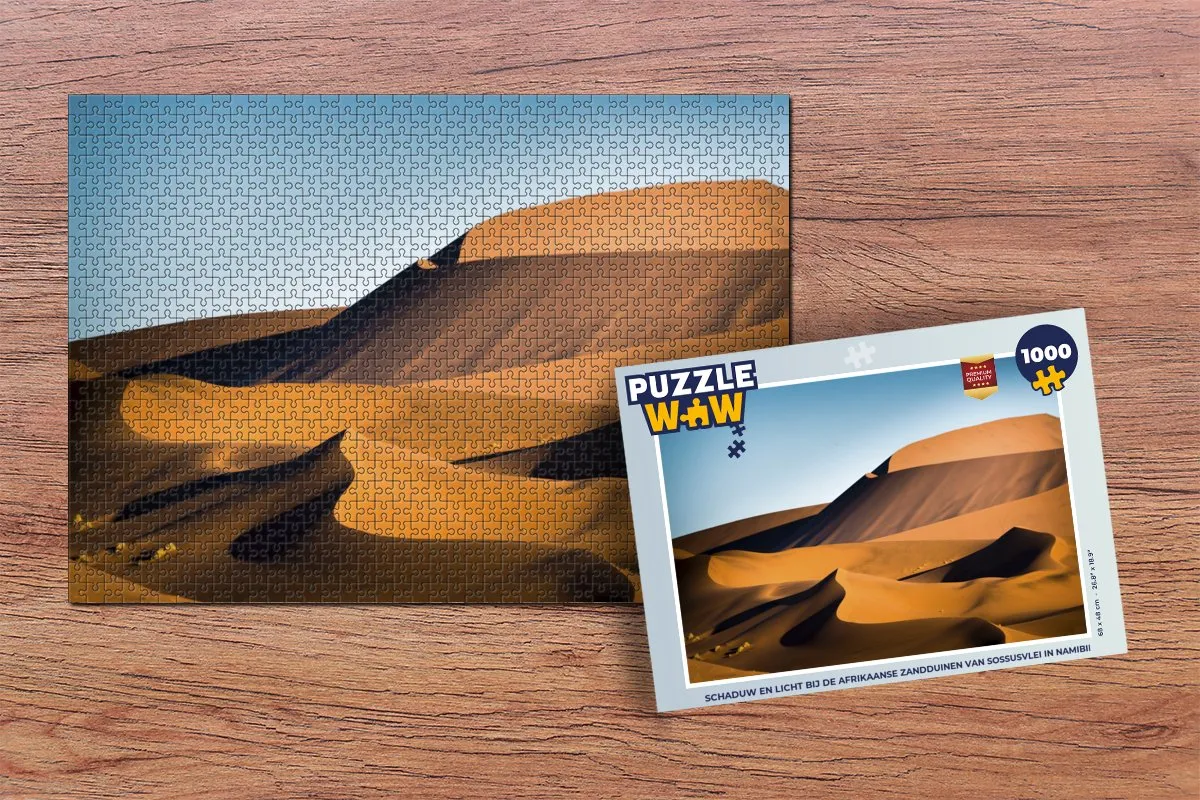 PuzzleWow Legpuzzel Sossusvlei Namibië 1000 Stuks - Multicolor