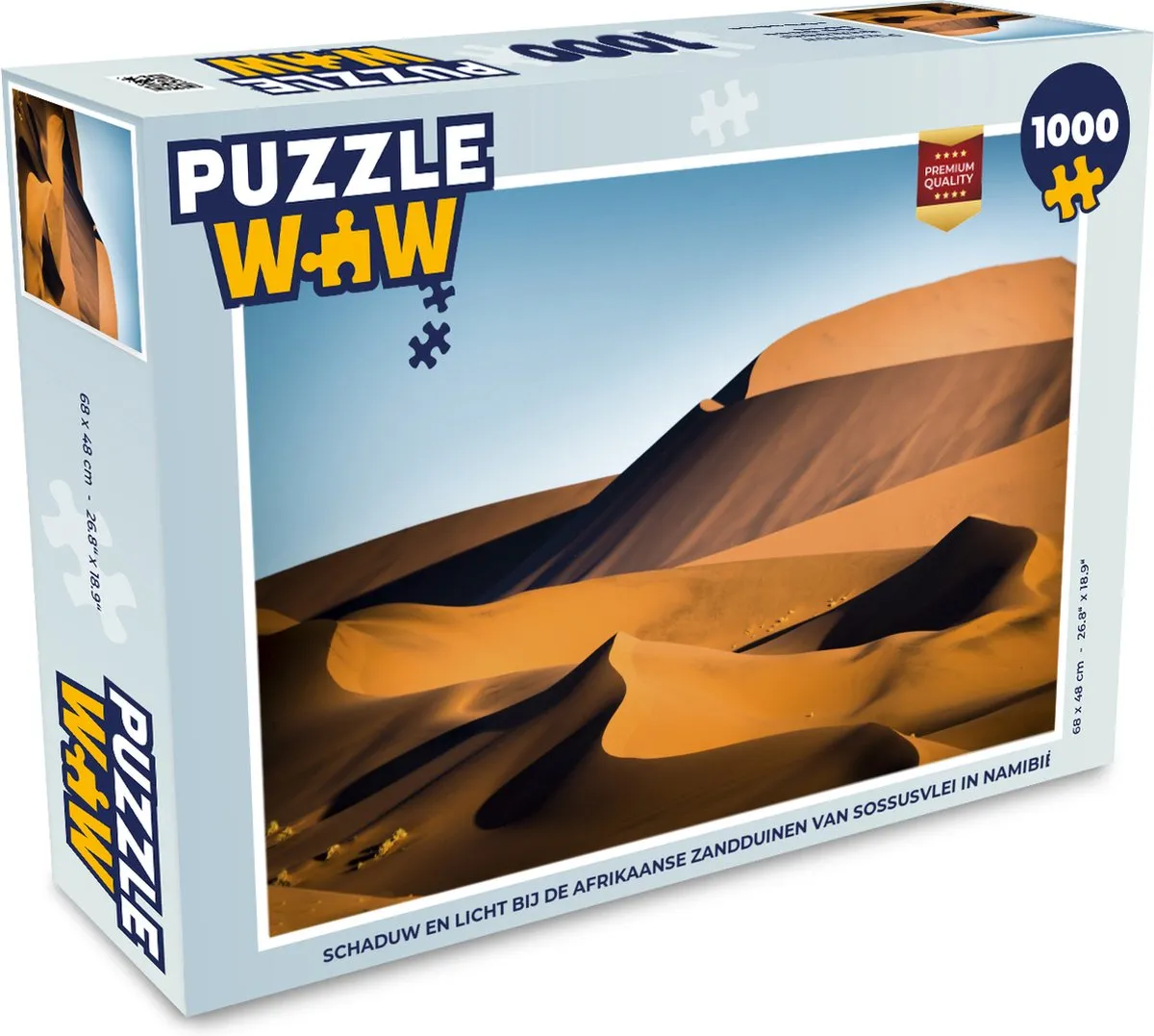 PuzzleWow Legpuzzel Sossusvlei Namibië 1000 Stuks - Multicolor