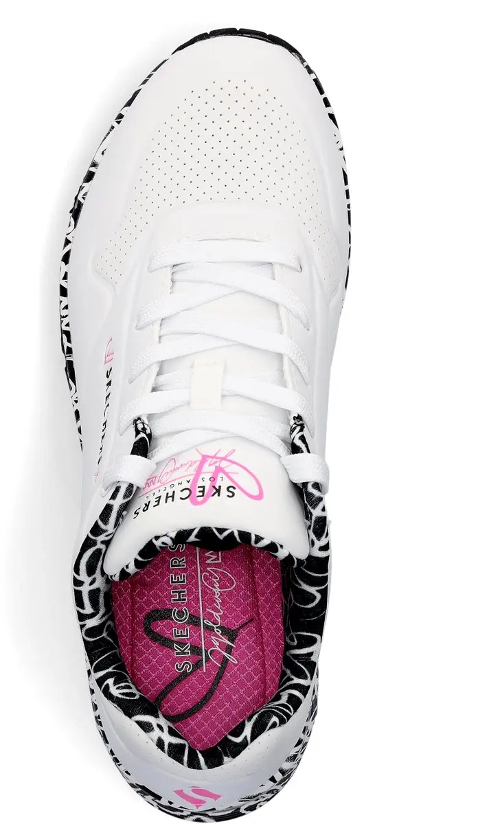 Skechers Uno Loving Love Dames Sneakers - 37 - Wit