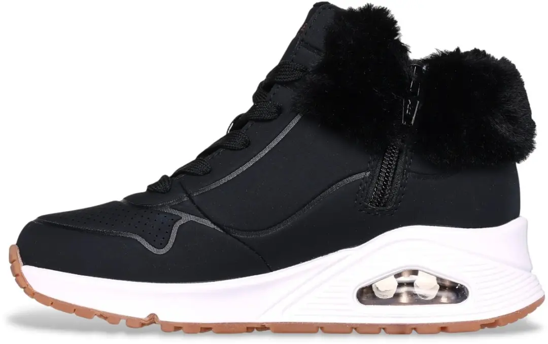 Skechers Uno-Fall Air Meisjes Sneakers - 37 - Zwart - afbeelding 5 van 6