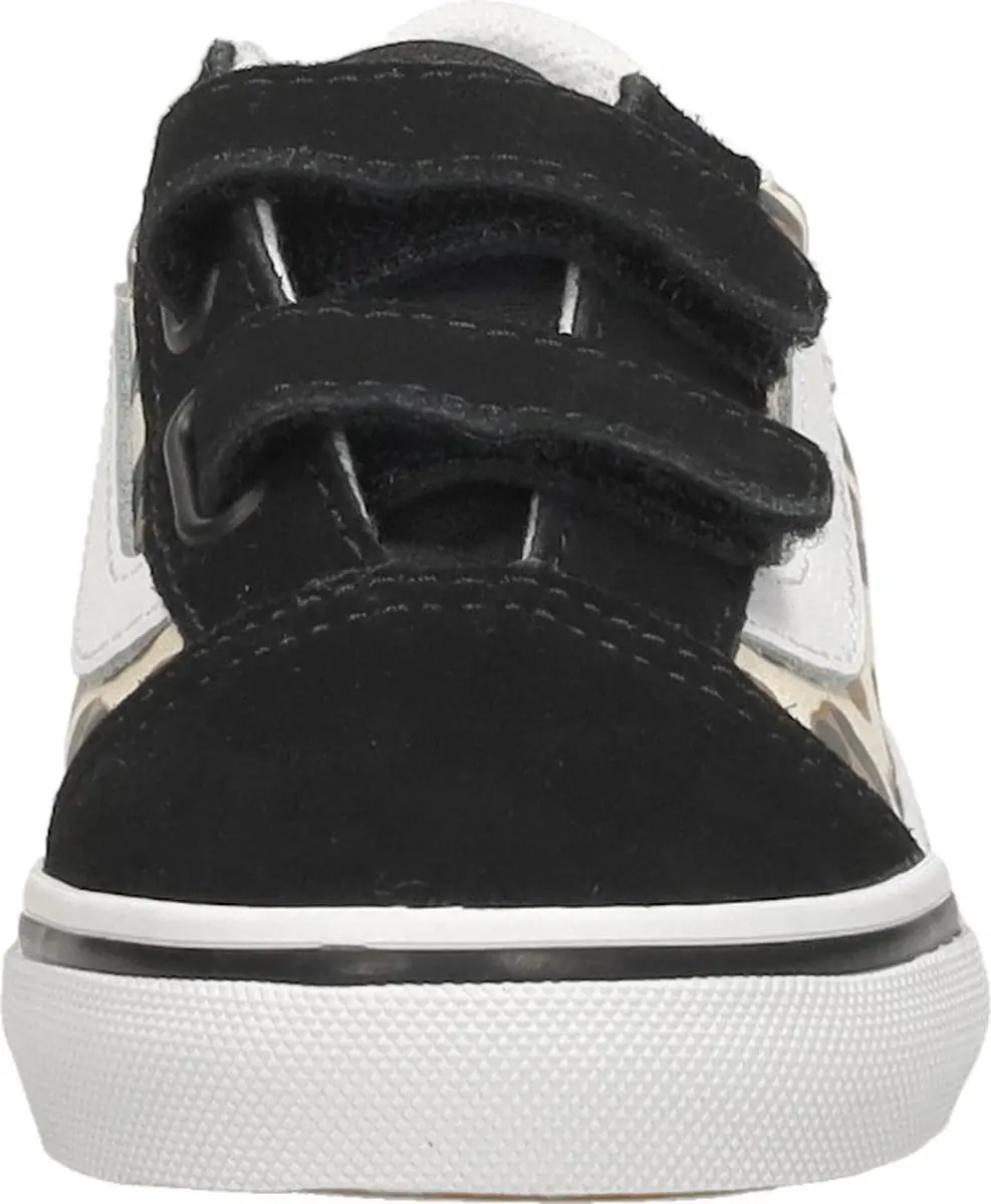 Vans Old Skool Leopard Glitter Sneakers zwart - Dames - afbeelding 3 van 6