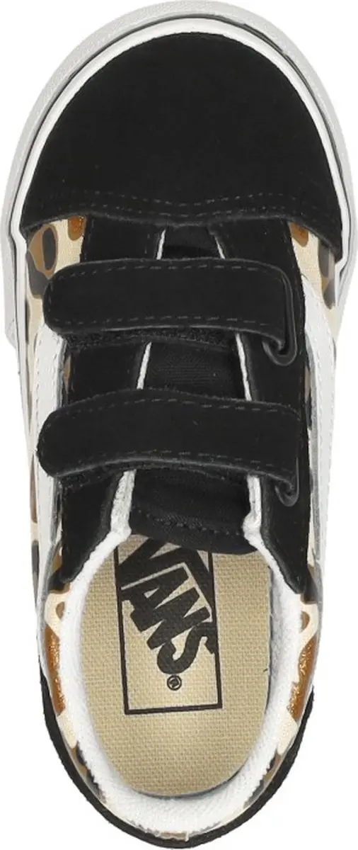 Vans Old Skool Leopard Glitter Sneakers zwart - Dames - afbeelding 5 van 6
