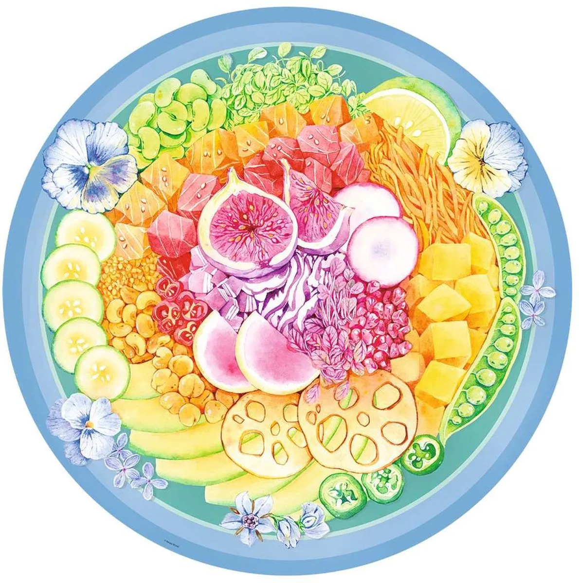 Ravensburger Pokébowl Legpuzzel 500 Stuks - Multicolor