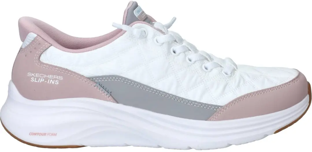 Skechers Slip-ins Cozy Fit Sneakers wit Suède