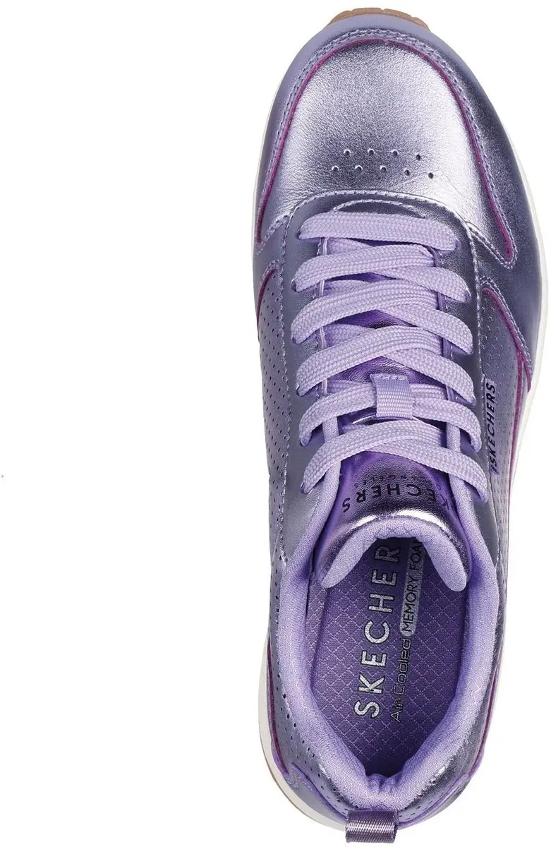 Skechers Uno Metallixs Dames Sneakers - Paars - afbeelding 6 van 6