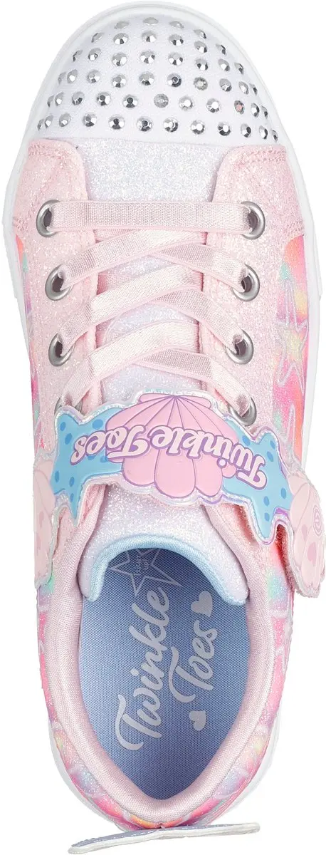 Skechers Twinkle Sparks Underwater M Meisjes Sneakers - Roze - afbeelding 5 van 6