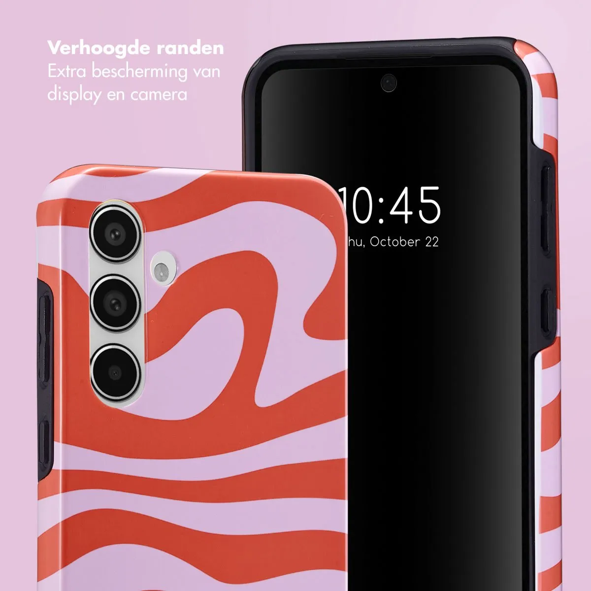 Selencia Hoesje Samsung Galaxy A55 Dream Swirl Pink